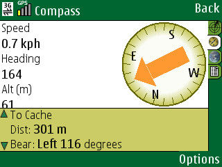 GeoNavigator for Nokia S60 Phones