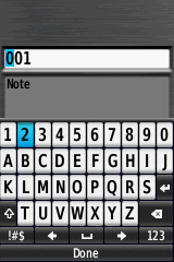 Text entry pad