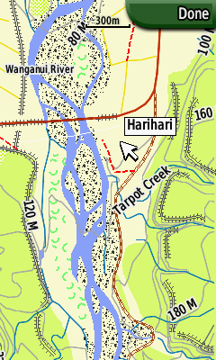 Topographical map