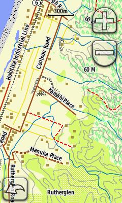 Topographical map